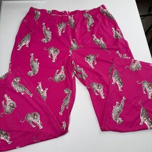 Animal print Pijama Pants Women's Size Large